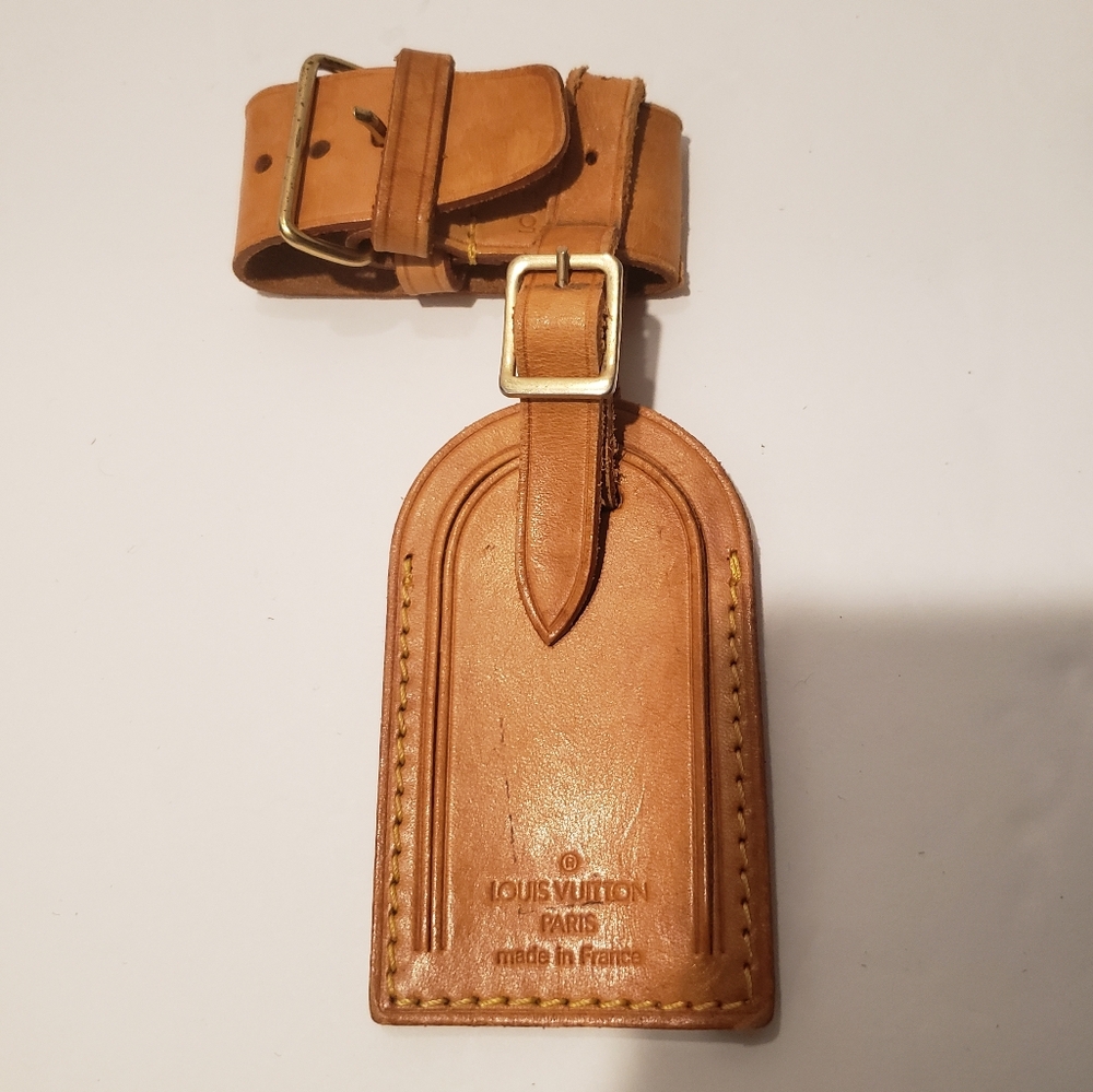 💖100% Authentic LOUIS VUITTON Bag & Luggage Tag *Vintage Pre-Loved